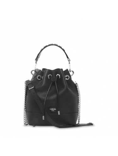 Lancel A10922 - CUIR DE VACHETTE - NOIR Ninon de Lancel S - Sac seau sac-business