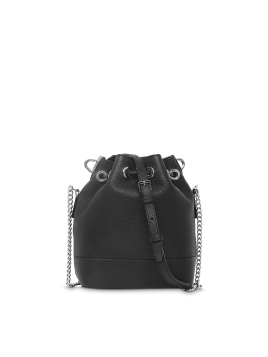 Lancel A10922 - CUIR DE VACHETTE - NOIR Ninon de Lancel S - Sac seau