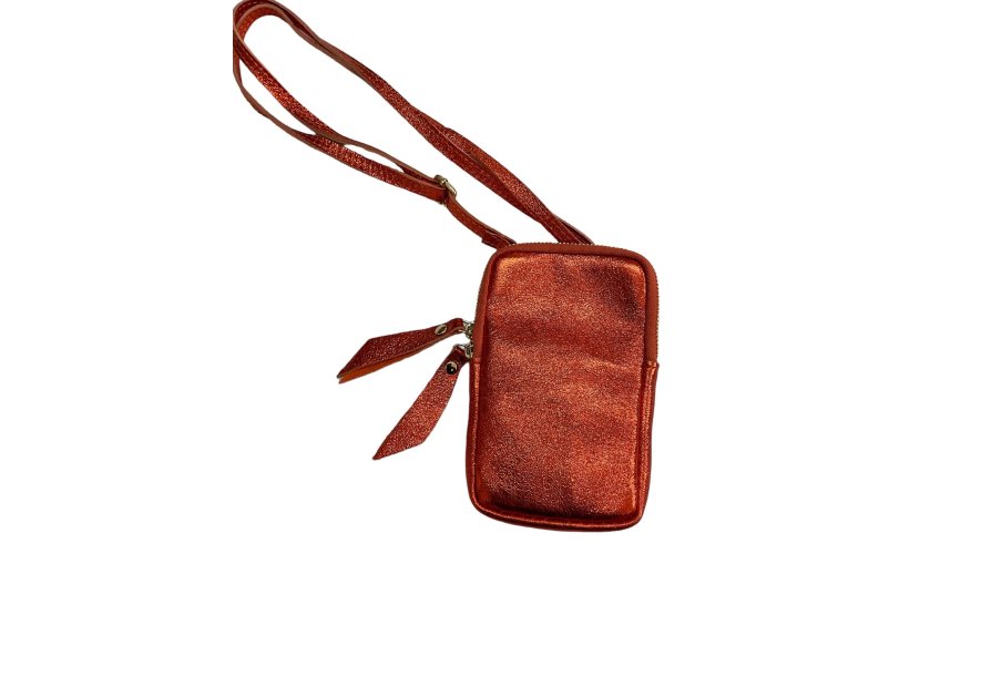 doris POCHETTE PORTABLE - CUIR DE VACH doris- irisé- pochette portable Sac business