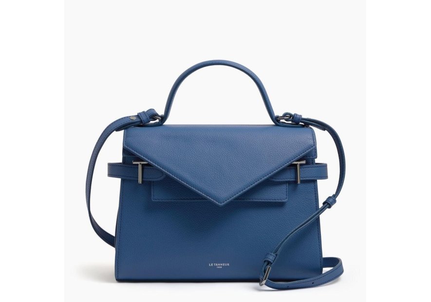Le Tanneur TEMI1014 - CUIR DE VACHETTE - HO sac à main double rabat taille m Sac business