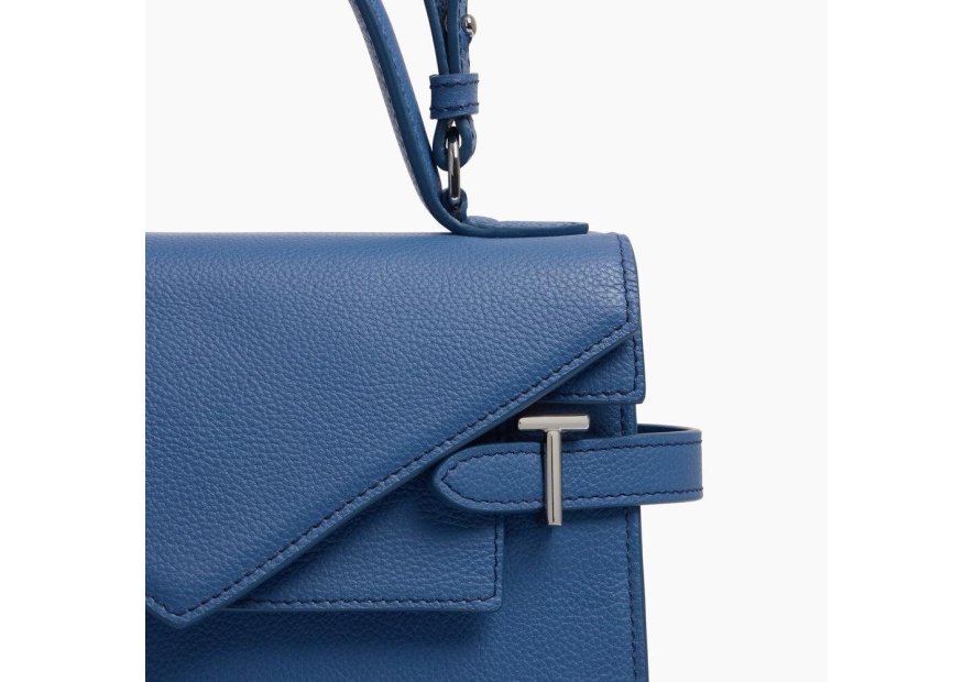 Le Tanneur TEMI1014 - CUIR DE VACHETTE - HO sac à main double rabat taille m Sac business