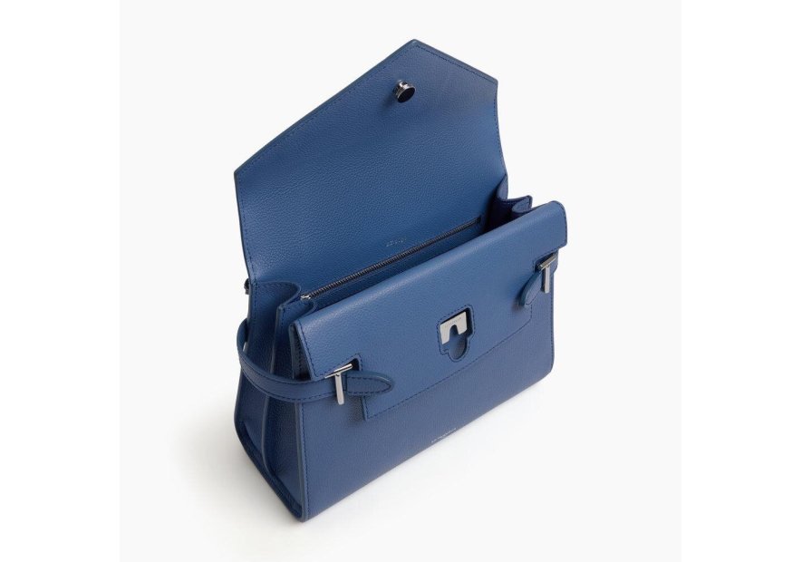 Le Tanneur TEMI1014 - CUIR DE VACHETTE - HO sac à main double rabat taille m Sac business