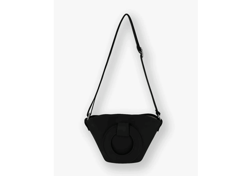 Les Ateliers Foures 0104 - CUIR DE VACHETTE - NOIR sac porté main olympe mini Sac business