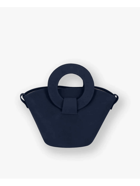Les Ateliers Foures 0104 - CUIR DE VACHETTE - NUIT sac porté main olympe mini Sac business