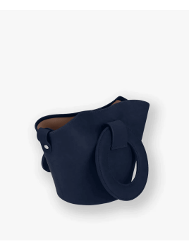 Les Ateliers Foures 0104 - CUIR DE VACHETTE - NUIT sac porté main olympe mini Sac business