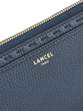 Lancel A10111 - CUIR DE VACHETTE - BLEU Premier Flirt de Lancel - Portefeuille long zippé