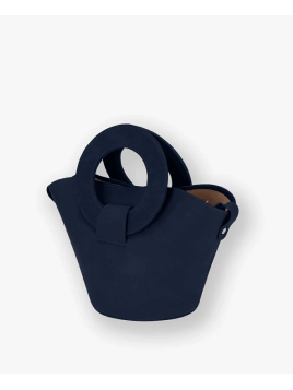 Les Ateliers Foures 0104 - CUIR DE VACHETTE - NUIT sac porté main olympe mini Sac business