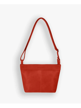 Les Ateliers Foures P100 - CUIR DE VACHETTE - ORANGE les ateliers foures-pandore-petit  sac seau Sac porté main