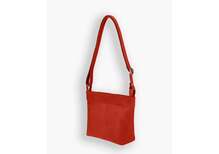 Les Ateliers Foures P100 - CUIR DE VACHETTE - ORANGE les ateliers foures-pandore-petit  sac seau Sac porté main