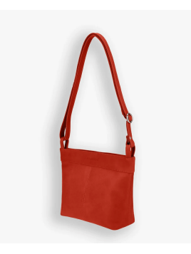 Les Ateliers Foures P100 - CUIR DE VACHETTE - ORANGE les ateliers foures-pandore-petit  sac seau Sac porté main