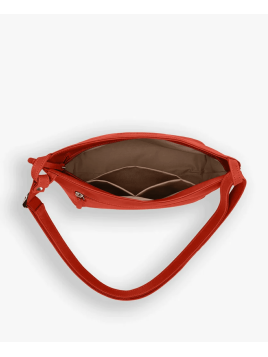 Les Ateliers Foures P100 - CUIR DE VACHETTE - ORANGE les ateliers foures-pandore-petit  sac seau Sac porté main