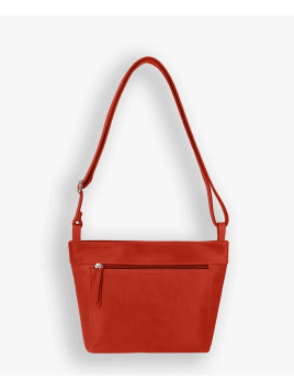 Les Ateliers Foures P100 - CUIR DE VACHETTE - ORANGE les ateliers foures-pandore-petit  sac seau Sac porté main