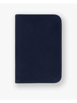 Les Ateliers Foures B11. - CUIR DE VACHETTE - NUIT porte 4 cartes astré baroudeuse Porte-cartes