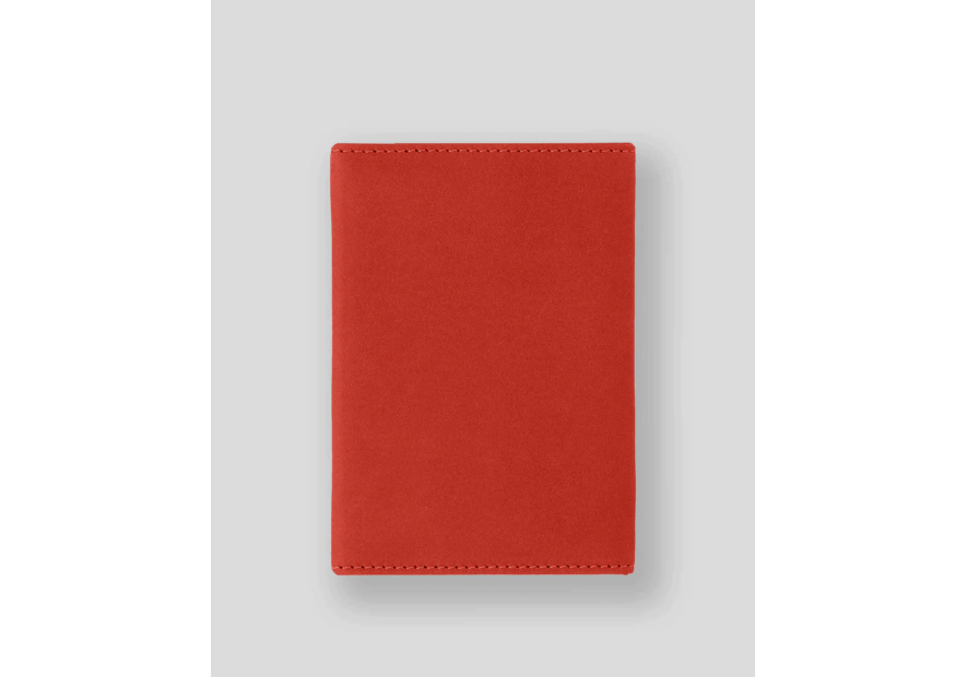 Les Ateliers Foures B46 - CUIR DE VACHETTE - ORANGE. fourès-baroudeuse-porte papiers Porte-cartes