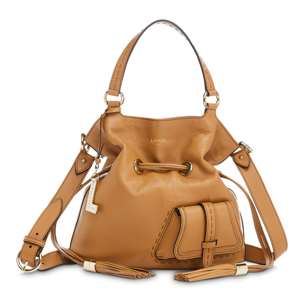 Lancel A10110 - CUIR DE VACHETTE - CAME Premier flirt M de Lancel - Sac seau Sac business