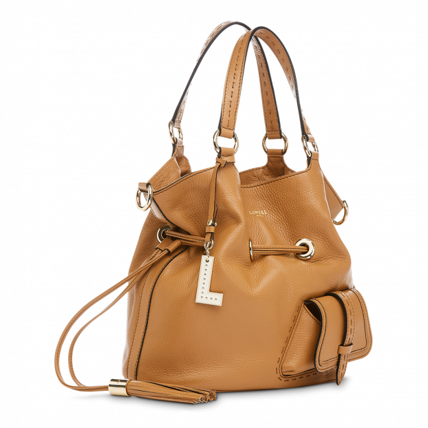 Lancel A10110 - CUIR DE VACHETTE - CAME Premier flirt M de Lancel - Sac seau Sac business