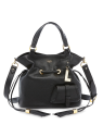 Lancel A10110 - CUIR DE VACHETTE - NOIR Premier flirt M de Lancel - Sac seau sacs-a-mains