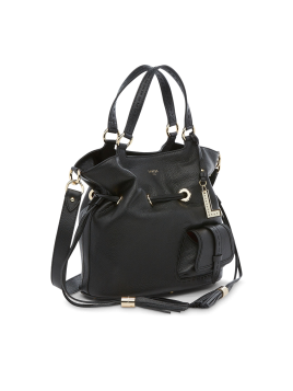 Lancel A10110 - CUIR DE VACHETTE - NOIR Premier flirt M de Lancel - Sac seau