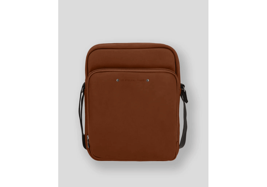 Les Ateliers Foures 9328 - CUIR DE VACHETTE - FAUVE les ateliers fourès - baroudeur - sac h pélops Sac business