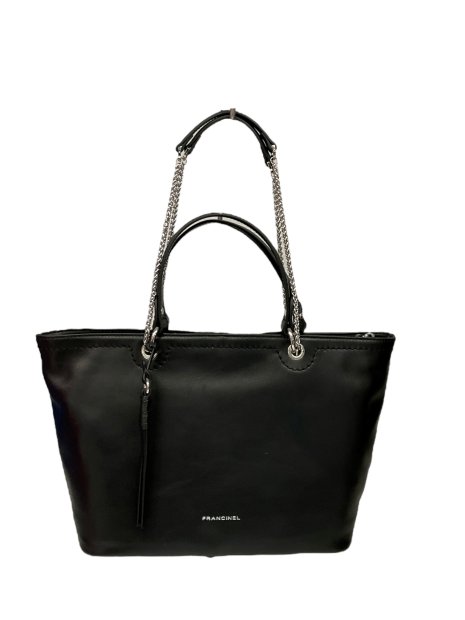 Francinel 22774 - CUIR DE VACHETTE - NOIR francinel-shopping sac-a-main-shopping-toile-ou-cuir