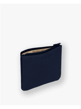 Les Ateliers Foures B39 - CUIR DE VACHETTE - NUIT porte monnaie plat zip les atelers fourès Porte-monnaie