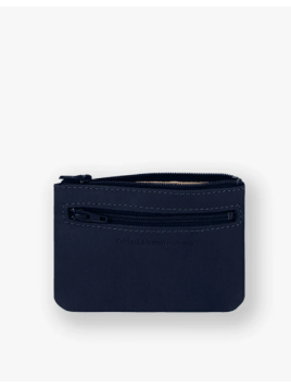 Les Ateliers Foures B39 - CUIR DE VACHETTE - NUIT porte monnaie plat zip les atelers fourès Porte-monnaie