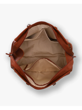 Les Ateliers Foures B920 - CUIR DE VACHETTE - FAUVE fourès baroudeuse sac voyage Sacs de voyage