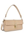 Lancaster 547-41 - CUIR DE VACHETTE - BEIG Foulonné Milano - Petit sac trotteur sacs-a-mains