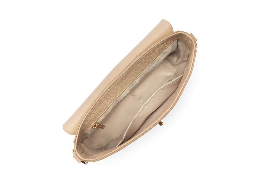 Lancaster 547-41 - CUIR DE VACHETTE - BEIG Foulonné Milano - Petit sac trotteur Sac business