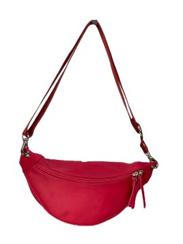 Les Ateliers Foures B125 - CUIR DE VACHETTE - HIBISC sac banane atalante medium banane