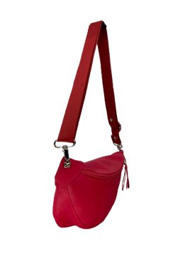 Les Ateliers Foures B125 - CUIR DE VACHETTE - HIBISC sac banane atalante medium banane