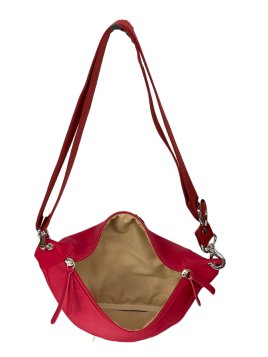 Les Ateliers Foures B125 - CUIR DE VACHETTE - HIBISC sac banane atalante medium banane