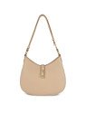 Lancaster 547-48 - CUIR DE VACHETTE - BEIG Foulonné Milano - Sac Besace sac-a-main-shopping-toile-ou-cuir