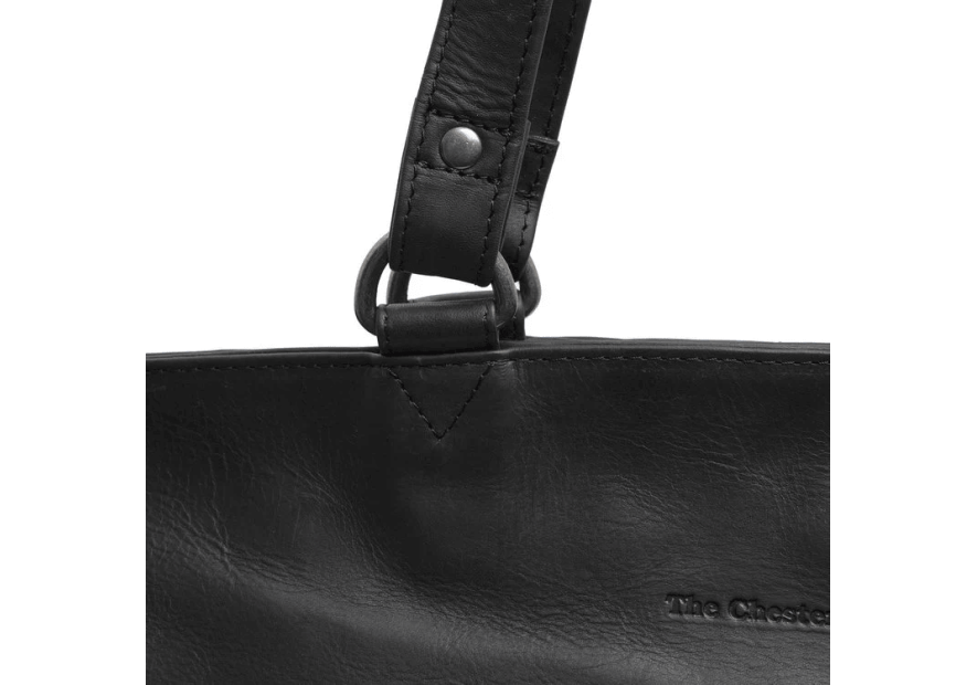 the chesterfield C38.016 - CUIR DE VACHETTE - NOI chesterfield- berlin- grand shopping Sac business