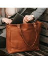the chesterfield C38.016 - CUIR DE VACHETTE - COG grand shopping berlin sac-a-main-shopping-toile-ou-cuir