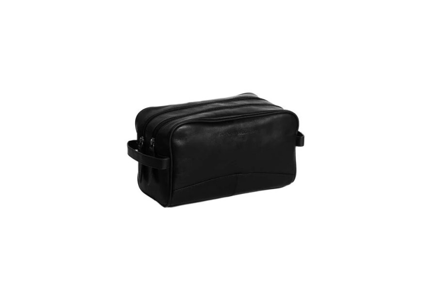 the chesterfield C08.016 - CUIR DE VACHETTE - NOI chesterfield- stacey- trousse de toilette Trousses de toilette