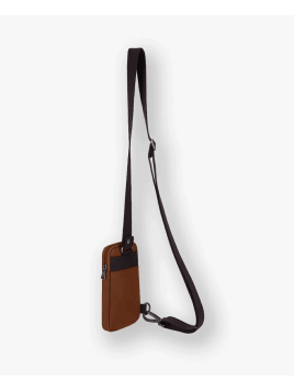 Les Ateliers Foures 9010 - CUIR DE VACHETTE - FAUVE les ateliers fourès- baroudeur- porte smartphone Sacs bandoulière/Sacoches