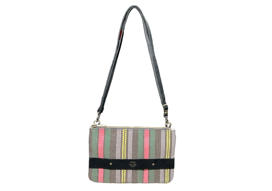 Mila Louise NINA RAY - TOILE/CUIR - NOIR mila louise-nina ray-pochette Sac business