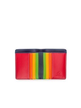 mywalit 132. - CUIR DE VEAU - BLACK/PACE porte cartes 2 volets Porte-cartes