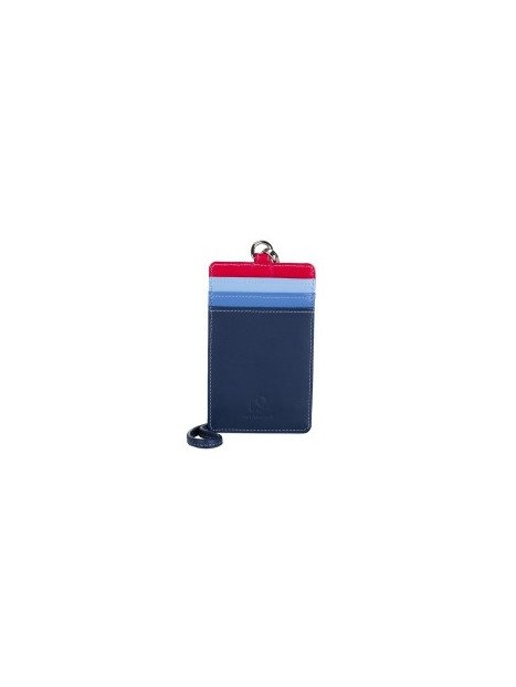 mywalit 1273 - CUIR DE VEAU - ROYAL - 12 porte carte avec cordon Porte-cartes