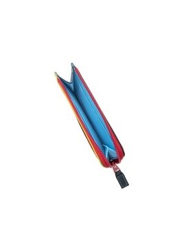 mywalit 1282 - CUIR DE VEAU - BLACK/PACE porte-monnaie zippé avec porte-cartes Portefeuilles