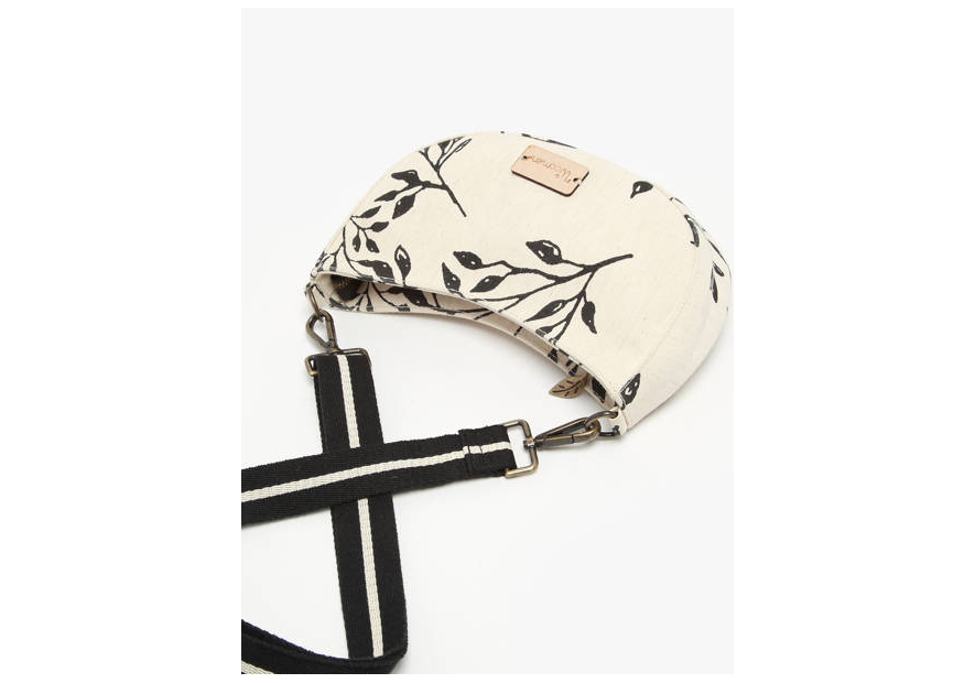 Woomen WFIG01 - COTON - FLOWER BLACK woomen- sac banane Sac business
