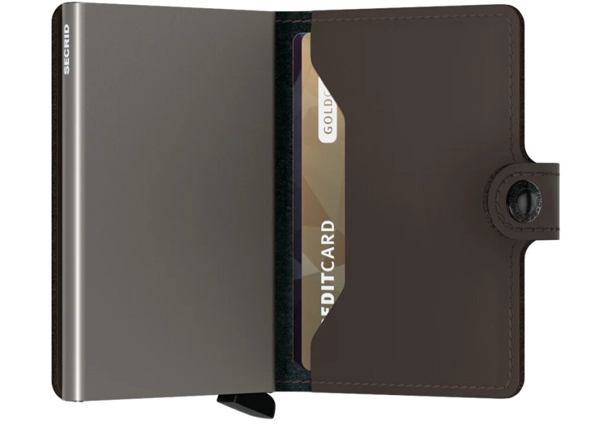 Secrid MM - CUIR DE VACHETTE - TRUFFE porte cartes miniwallet mm Porte-cartes