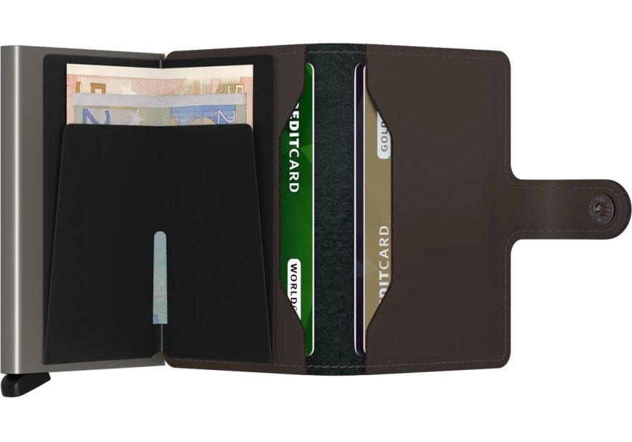 Secrid MM - CUIR DE VACHETTE - TRUFFE porte cartes miniwallet mm Porte-cartes