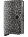 Secrid MHE - ALUMINIUM/CUIR - GREY porte cartes miniwallet hexagon pcartes-credit