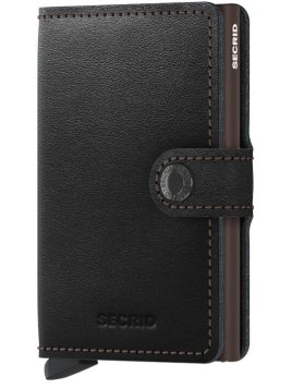 Secrid M - CUIR DE VACHETTE - BLACK-BRO porte cartes miniwallet original Porte-cartes