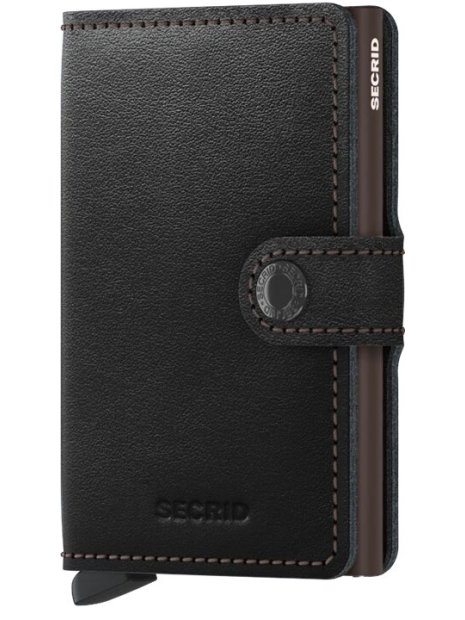 Secrid M - CUIR DE VACHETTE - BLACK-BRO porte cartes miniwallet original porte-cartes