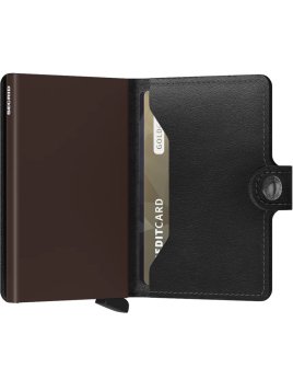Secrid M - CUIR DE VACHETTE - BLACK-BRO porte cartes miniwallet original Porte-cartes