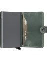 Secrid MV - CUIR DE VACHETTE - SAGE GRE porte cartes mini wallet vintage porte-cartes