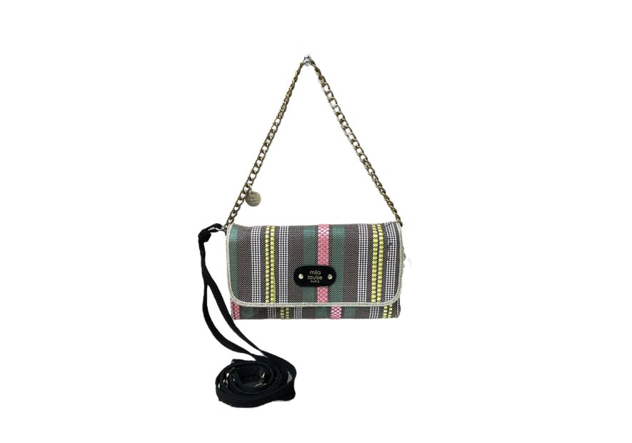 Mila Louise PHILA RAY - TOILE/CUIR - NOIR mila louise-phila ray-pochette Sac business